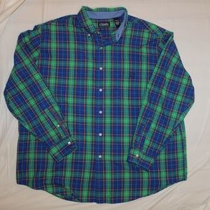 Chaps Men's Plaid Button Up Shirt